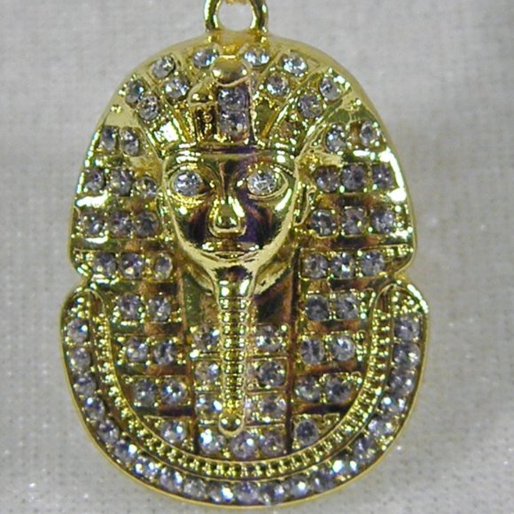Unbranded Other - Unisex Iced Out Egyptian Pharaoh Pendant